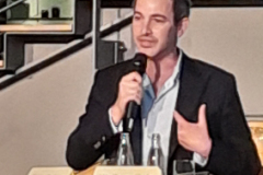 Tobias Ehinger bei seinem Vortrag