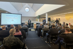 Heike Marzen bei der Begrüßung und Einleitung