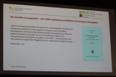 Folie aus Vortrag Howaldt